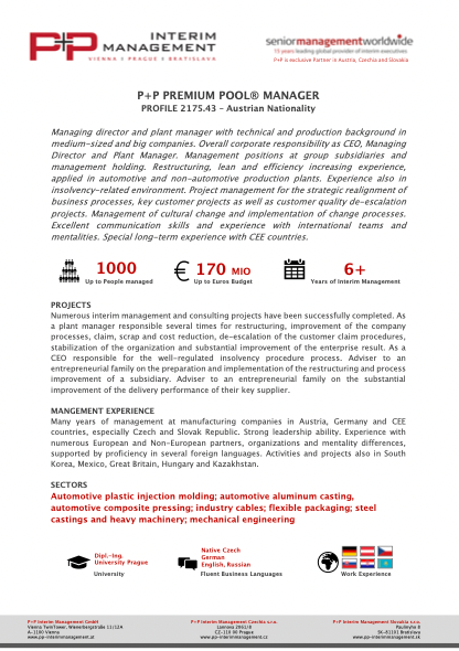 P+P Sampel Profile