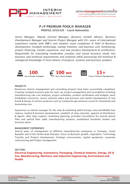 P+P Sampel Profile