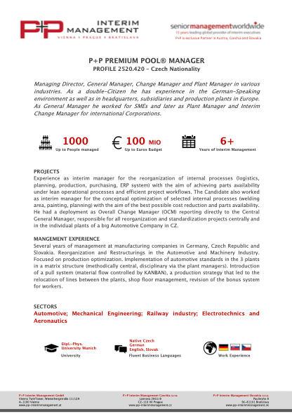 P+P Sampel Profile